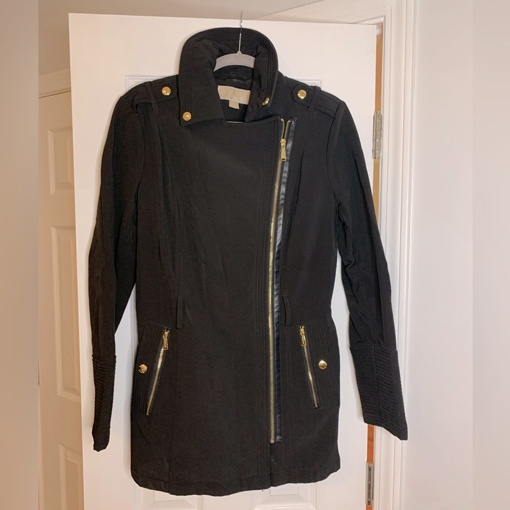 MICHAEL Michael Kors Black Trench Coat